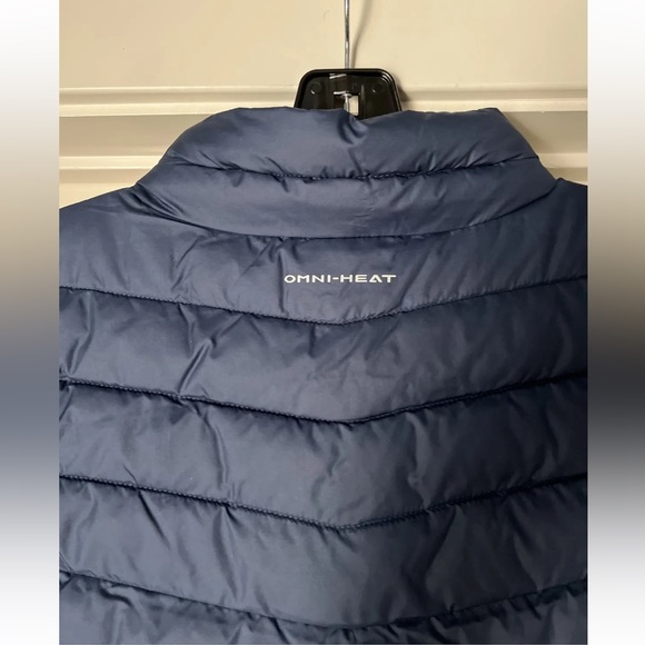 Columbia Slope Edge Insulated Vest Mens XL Blue Puffer Omni-Heat New Tags - Picture 8 of 13